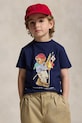 Detské bavlnené tričko Polo Ralph Lauren bavlna tmavomodrá 322A12428001