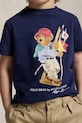Detské bavlnené tričko Polo Ralph Lauren 322A12428001 tmavomodrá