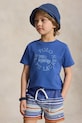 Polo Ralph Lauren majica za djecu od pamuka plava 322B13601001