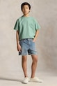 Dětské bavlněné tričko Polo Ralph Lauren tyrkysová 323A12286002