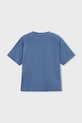 Παιδικό βαμβακερό μπλουζάκι Mayoral Boston by Mayoral 6041.7H.Boston.PPY2 μπλε SS26