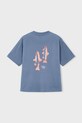 Αγορίστικα Παιδικό βαμβακερό μπλουζάκι Mayoral 6042.7H.Boston.PPY2 μπλε