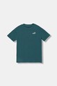 Puma t-shirt bawełniany dziecięcy ESS Small No. 1 Logo bawełna turkusowy 684920