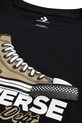 Chłopiec Converse t-shirt dziecięcy 9CH948 czarny