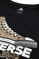 Chłopiec Converse t-shirt dziecięcy 9CH948 czarny