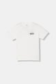Dětské bavlněné tričko Vans VN000T30WHT1 bílá SS26
