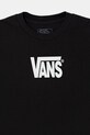 Chlapec Detské bavlnené tričko Vans VN000T4VBLK1 čierna