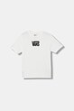 Detské bavlnené tričko Vans bavlna biela VN000T4VWHT1