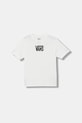 Detské bavlnené tričko Vans bavlna biela VN000T4VWHT1