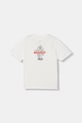 Dětské bavlněné tričko Vans kulatý bílá VN000TBBWHT1