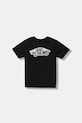 Detské bavlnené tričko Vans VN000TTKBLK1 čierna SS26