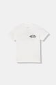 Dětské bavlněné tričko Vans kulatý bílá VN000TTKWHT1