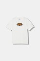 Dječja pamučna majica kratkih rukava Vans print bijela VN000VW3WHT1