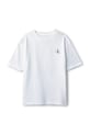 Calvin Klein Jeans tricou pentru copii, din bumbac LVCKSJA05B.128.176.PPY2 alb SS26