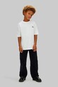 Calvin Klein Jeans tricou pentru copii, din bumbac alb LVCKSJA05B.128.176.PPY2