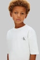 Calvin Klein Jeans tricou pentru copii, din bumbac LVCKSJA05B.128.176.PPY2 alb