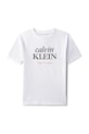 Calvin Klein Jeans tričko dětské bavlněné LVCKSJA07B.104.116.PPY2 bílá SS26