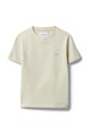 Calvin Klein Jeans tričko dětské bavlněné LVCKSJA08B.128.176.PPY2 béžová SS26