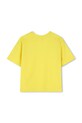 Otroška bombažna kratka majica Marc Jacobs W60766.156 rumena SS26
