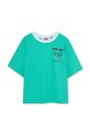Παιδικό βαμβακερό μπλουζάκι Marc Jacobs W60762.86.108 πράσινο SS26