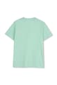 Detské bavlnené tričko HUGO G01014.102.108 tyrkysová SS26