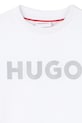 Мальчик Детская хлопковая футболка HUGO G01016.114.150 белый