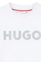 Мальчик Детская хлопковая футболка HUGO G01016.162.174 белый