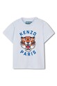 Pamučna majica kratkih rukava za bebe Kenzo Kids print plava K61721.71.81