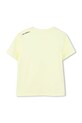 Detské bavlnené tričko Karl Lagerfeld Z31094.114.150 žltá SS26