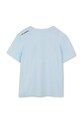 Dečki Karl Lagerfeld kratka otroška bombažna majica Z31096.86.108 modra