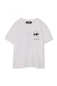 Karl Lagerfeld t-shirt in cotone per bambini cotone bianco Z31103.162.174