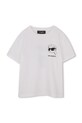 Karl Lagerfeld t-shirt in cotone per bambini cotone bianco Z31103.86.108