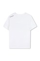 Detské bavlnené tričko Karl Lagerfeld Z31098.86.108 biela SS26