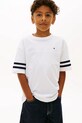 Tommy Hilfiger T-shirt dziecięcy bawełniany biały KB0KB10299.128.176.PPY2