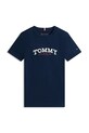 Tommy Hilfiger t-shirt dziecięcy bawełniany KB0KB10263.128.176.PPY2 granatowy SS26
