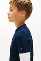 Tommy Hilfiger t-shirt dziecięcy bawełniany KB0KB10263.128.176.PPY2 granatowy