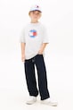 Chłopiec Tommy Hilfiger T-shirt dziecięcy bawełniany KB0KB10269.104.116.PPY2 szary