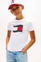 Tommy Hilfiger T-shirt dziecięcy bawełniany biały KB0KB10275.128.176.PPY2