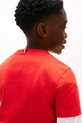 Tommy Hilfiger T-shirt dziecięcy bawełniany KB0KB10275.128.176.PPY2 czerwony
