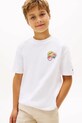 Tommy Hilfiger T-shirt dziecięcy bawełniany biały KB0KB10276.128.176.PPY2