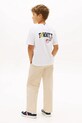Tommy Hilfiger T-shirt dziecięcy bawełniany biały KB0KB10276.128.176.PPY2