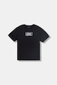 Vans t-shirt dziecięcy bawełniany czarny VN000TC9BLK1