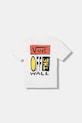Vans t-shirt dziecięcy bawełniany VN000TC9WHT1 biały SS26