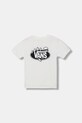 Vans t-shirt dziecięcy bawełniany VN000VW4WHT1 biały SS26