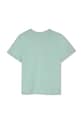 Otroška bombažna majica BOSS J52712.74.81 turkizna SS26