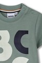 Dječaci Pamučna majica kratkih rukava za bebe BOSS J52885.86.94 zelena