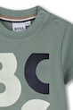 Dječaci Pamučna majica kratkih rukava za bebe BOSS J52885.86.94 zelena