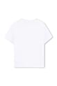 Otroška bombažna majica BOSS J52885.74.81 bela SS26