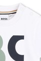 Dečki Otroška bombažna majica BOSS J52885.74.81 bela