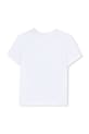 Μωρό βαμβακερό μπλουζάκι BOSS J52889 λευκό SS26